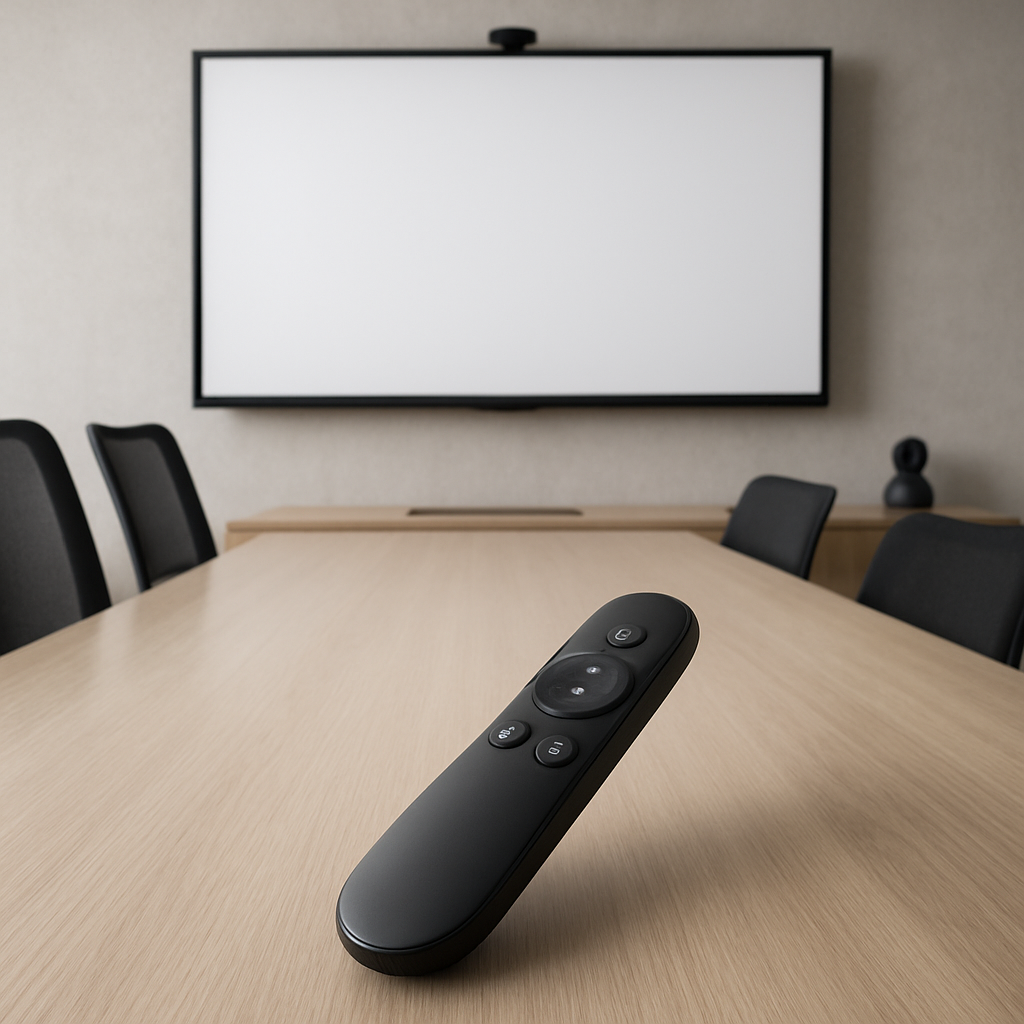 Room Setup presentation remote setup