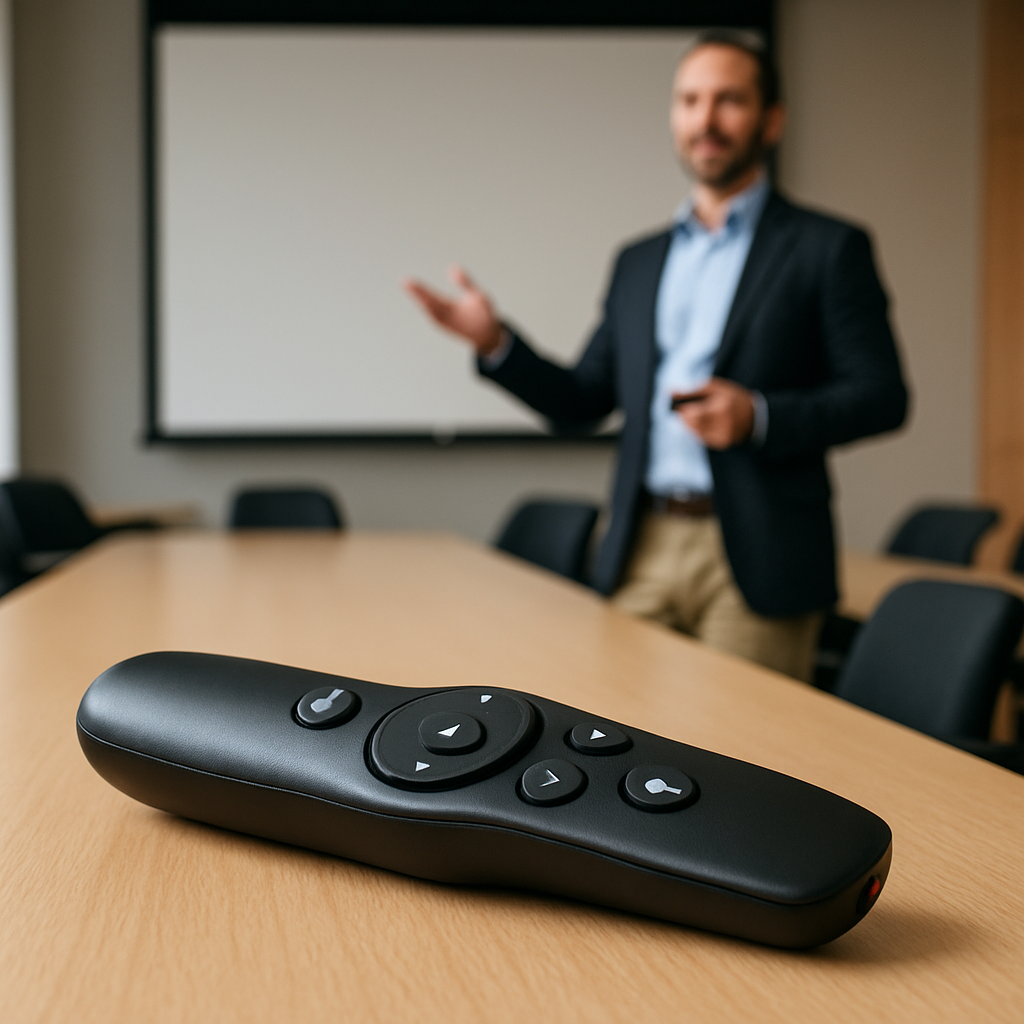 Speaker Confidence presentation remote setup